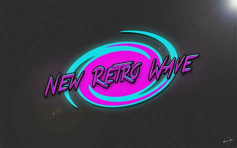 HD Wallpaper Pink And Black Retro Wave Logo New Retro Wave Synthwave