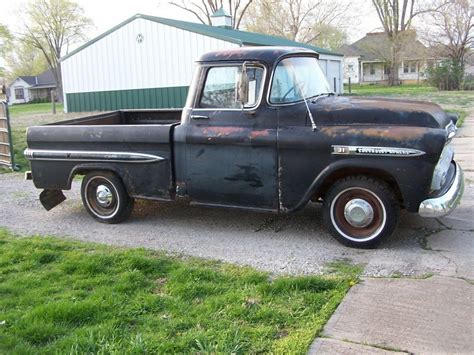 Commercial Luxury 1959 Chevrolet Apache Fleetside Deluxe Barn Finds