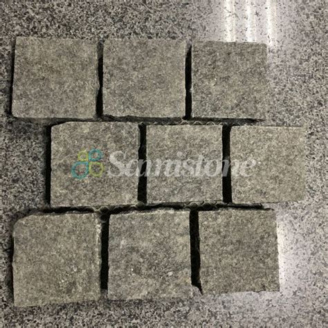 Samistone New G684 Dawn Black Granite Natural Cobble Stone Pavers