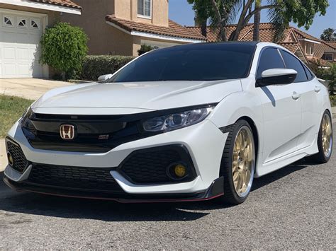 Honda Civic Custom Wheels 19x8 5 ET 35 Tire Size 225 35 R19 X ET