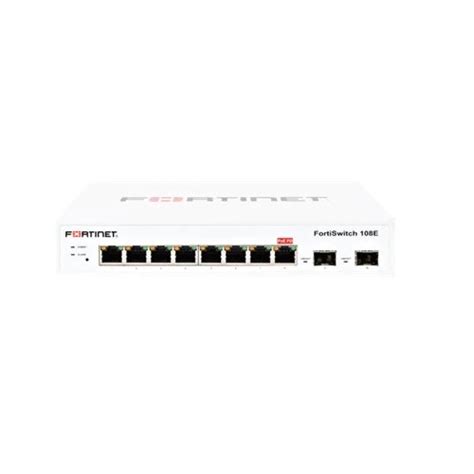 Switch Fortinet FortiSwitch 108E POE 8 Portas Gigabit 2 SFP PoE FS