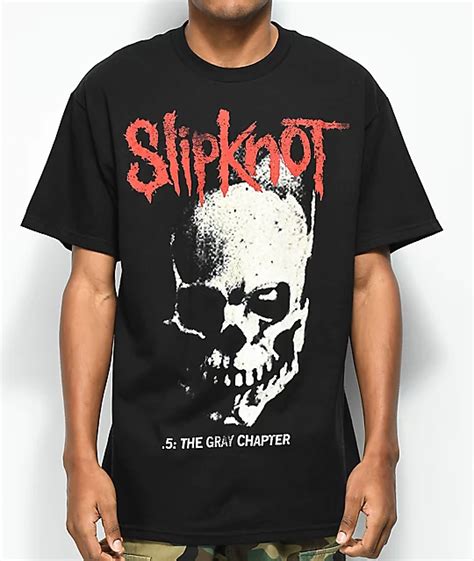 Slipknot The Gray Chapter Skull Tribal Black T Shirt Zumiez