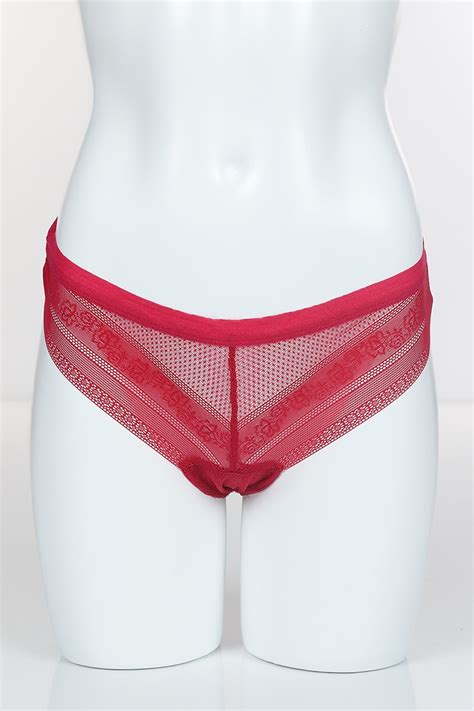 Fuşya Brazilian Bikini Ön Bant Arka Mikro Külot ModamızBir Modamizbir