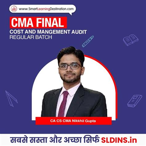 Cma Final Cost And Mangement Audit New Syllabus Regular Batch By Ca Cs