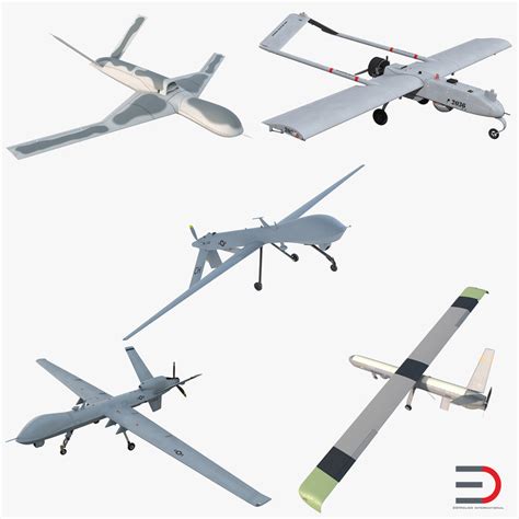 3d Uav Set 1 Model