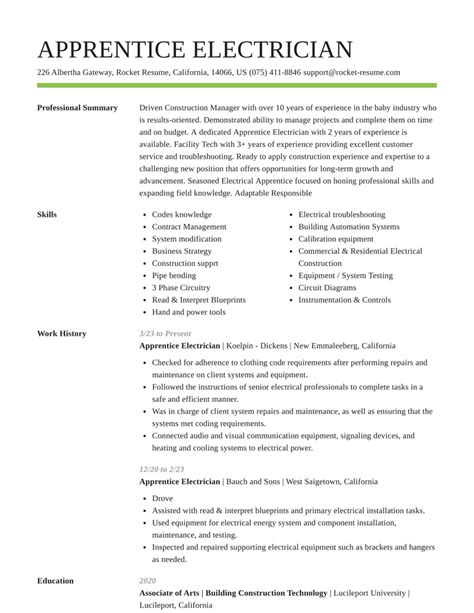 How Do I Write A Cv For An Electrician Free Templates Printable