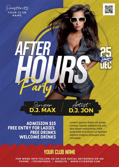 After Hours Party Flyer Psd Flyer Psd