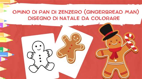 Omino Di Pan Di Zenzero Gingerbread Man Disegno Di Natale Da