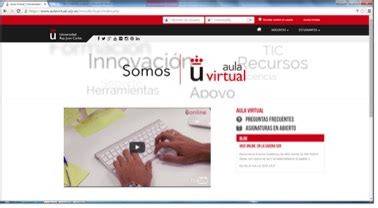 C Mo Puedo Acceder A Aula Virtual Urjc Online Universidad Rey