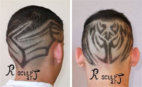 Hair Carving Hair Tattoos And Tribal Hair Design For Men And Women