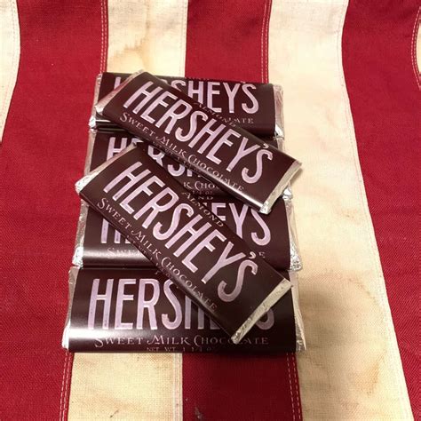 Wwi Hersheys With Almonds 6 Chocolate Bars Wwii Soldier