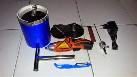 PAKET 650 RB ALAT KENTANG SPIRAL DENGAN MESIN PISAU ULIR ELEKTRIK