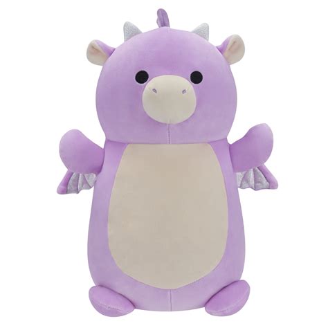 squishmallows official plush   purple dragon childs ultra soft