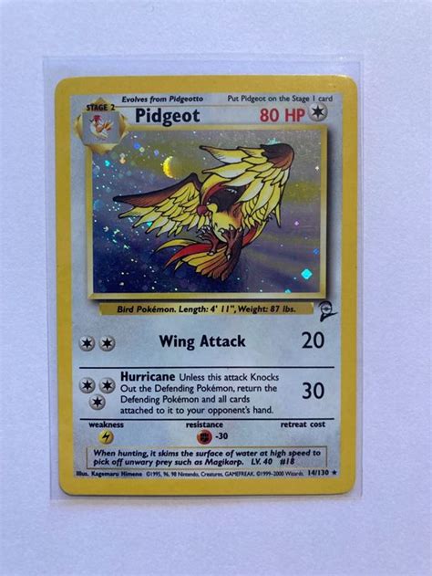 Pokémon Pidgeot Holo Swirl Base Set 2 Kaufen auf Ricardo