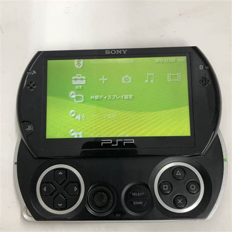 【全体的に状態が悪い】【1円～】sony Pspgo プレイステーションポータブル ブラック Psp N1000 ※本体のみ 【ジャンク品】の