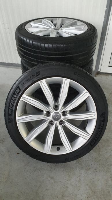 Original Audi A6 Alu Felge 19 Rupe 5x112 4 Kom Sa Ljetnim Gumama