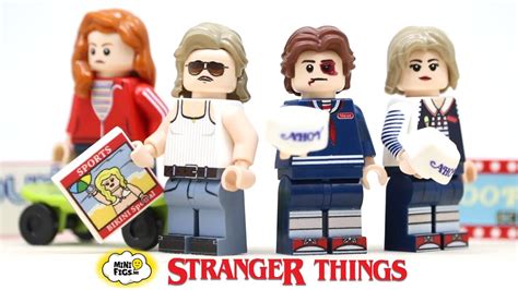 Custom LEGO Minifigures From STRANGER THINGS Season 3 Steve Robin