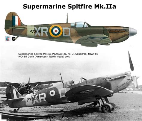 Asisbiz Spitfire Mkiia Raf Sqn Xrd Bill Dunn P North Weald A