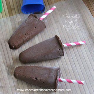 Chocolate Yogurt Popsicles - Chocolate Chocolate and More!