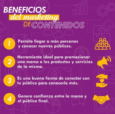 4 Beneficios Del Marketing De Contenidos Infografia Infographic