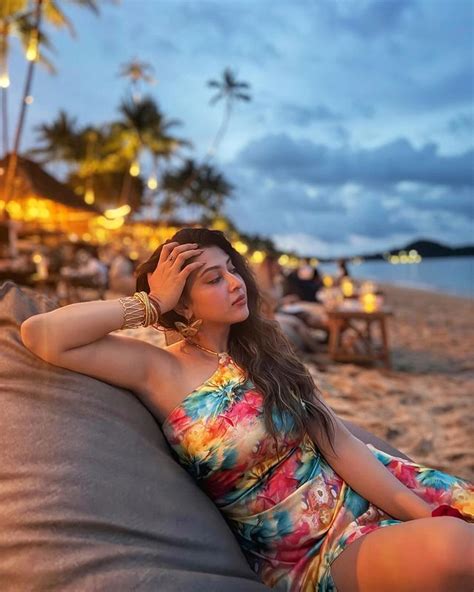 Beach Goddess Sonarika S White Bikini Look Stuns Beach Goddess Sonarika S White Bikini Look