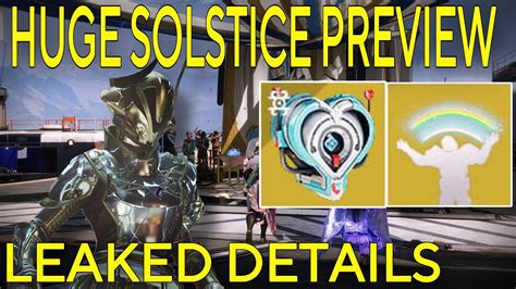 Huge Solstice Preview New Armor New Weapon Title More Youtube