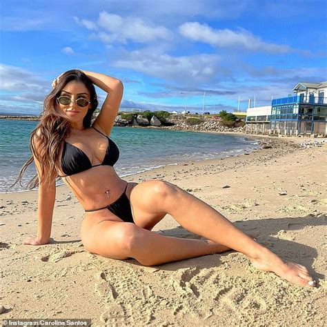 Mafs Carolina Santos Flaunts Her Jaw Dropping Bikini Body At The Beach