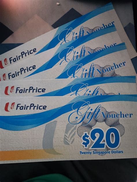 Ntuc Fairprice Voucher Sgd X Tickets Vouchers Vouchers On Carousell