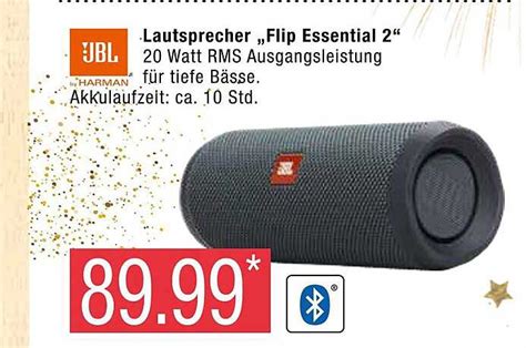 Jbl Lautsprecher Flip Essential Angebot Bei Marktkauf