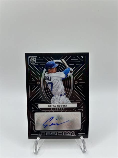 Panini Chronicles Obsidian Baseball Auto Seiya Suzuki Rc Ebay