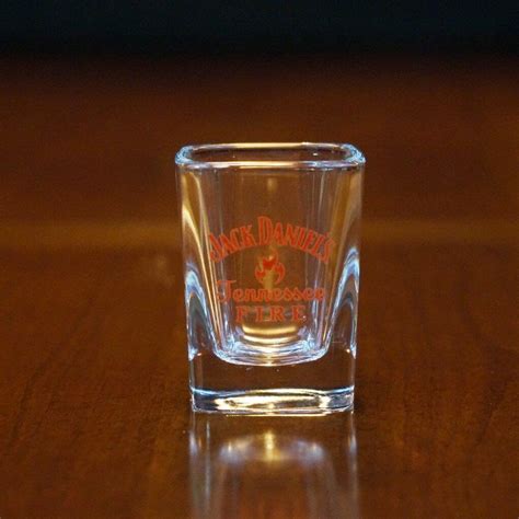 Jack Daniel’s Tennessee Fire Shot Glass Tennessee Fire Jack Daniels Liqueur Whiskey Cave