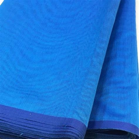 60 Gms Chanderi Plain Fabric Plain Solids Blue At Rs 38 Meter In Varanasi