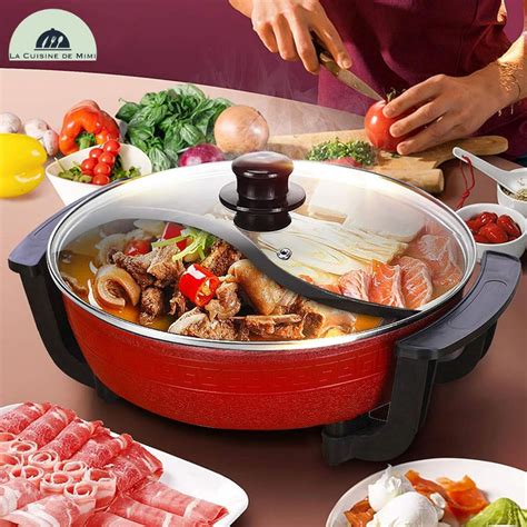 Marmite Soupe Shabu Electrique L Ou L Fondue Coreenne La