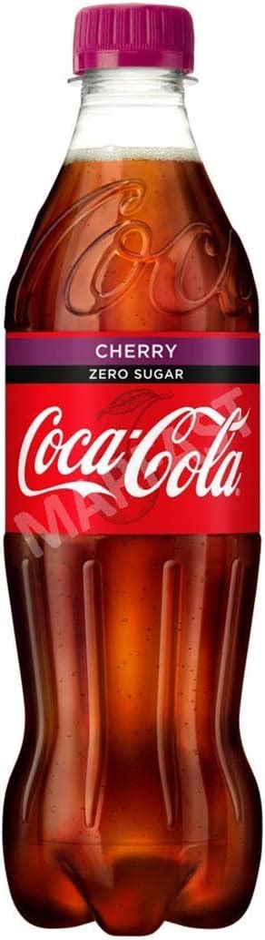 Coke 24 Pack Of 500ml Coca Cola Cherry Zero Bottles India Ubuy