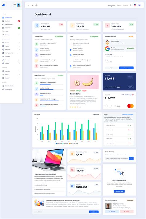 Neptune Multi Purpose Bootstrap Admin Dashboard Template By Stacks