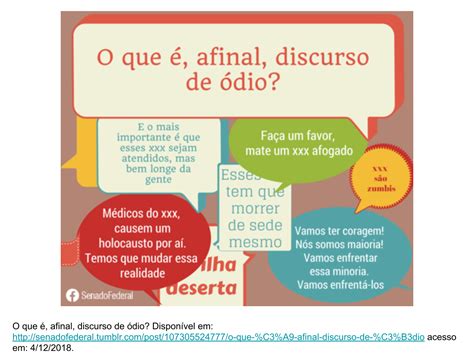 Plano de aula 9º ano Discurso de ódio e racismo nas redes sociais