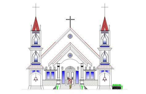 10 Gambar Gereja Menarik Untuk Mewarnai Ayo Mewarnai