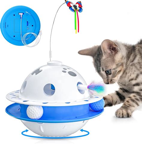 Kilin Jouets interactifs 3 en 1 pour chat jouets pour chaton à