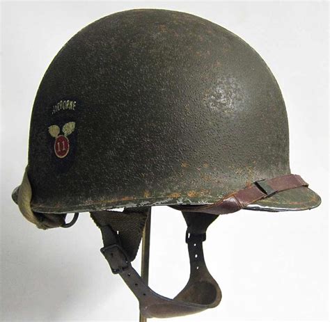 Ww2 M2 11th Airborne Paratrooper Liner And Helmet Refurbishment