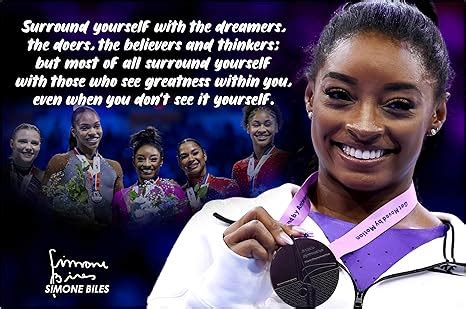 Amazon Simone Biles Motivational Poster Quote Inspirational Quotes