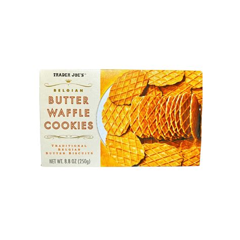 Trader Joe’s Belgian Butter Waffle Cookies 比利時牛油窩夫曲奇 8 8oz 250g 必買站 Bidbuy4u