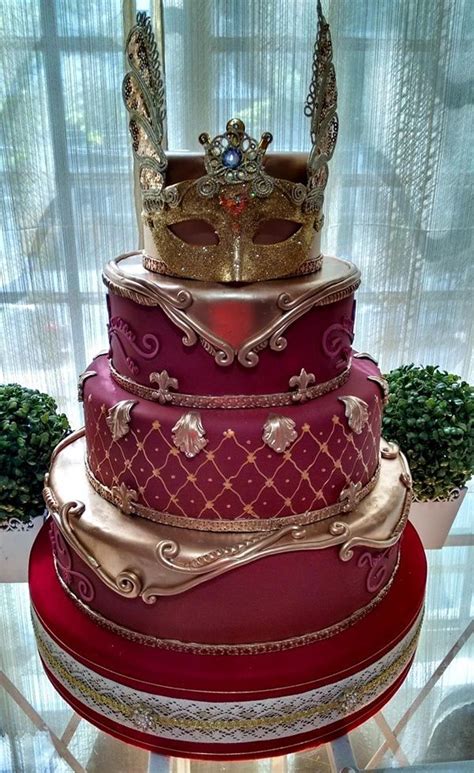 Pin By Alex Venegas On Guardado R Pido Girl Cakes Masquerade Cakes