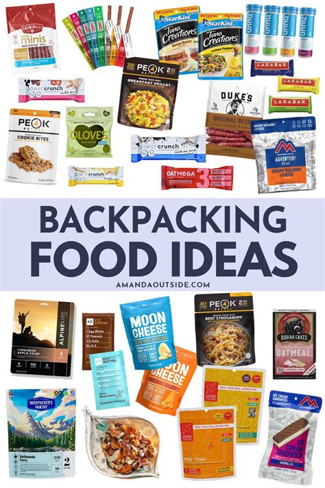 30 Easy Backpacking Meal And Snack Ideas Amanda Outside Hiking Food Best Backpacking Food