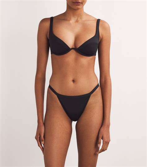 Womens Sir Black Robbie Balconette Bikini Top Harrods Uk
