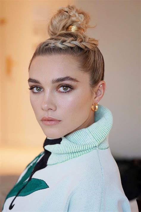 Florence Pughs Intricate Exquisite Updos And What Into The Gloss