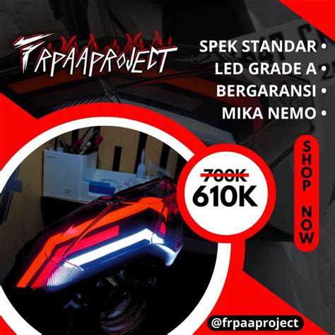 Jual Stoplamp Lazy Vario Led Old 150 125 Shopee Indonesia