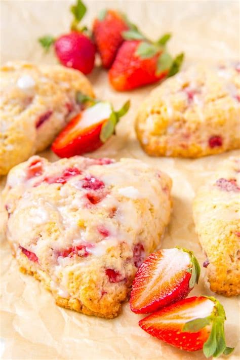 Strawberries And Cream Scones Baker Bettie