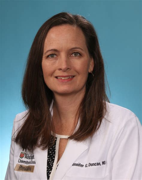 Jennifer G Duncan Md Washington University Physicians