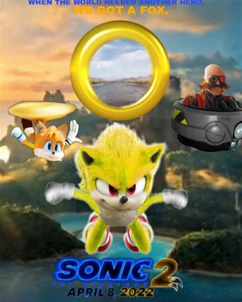 Sonic Hedgehog 2 Movie Poster