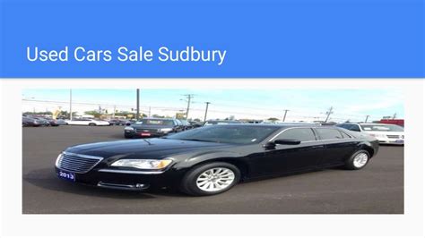 Used Cars in Sudbury For Sale